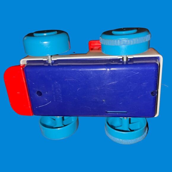 Vintage Push N Go Cho Cho Train White & Red Tomy Toys 1975 Works B9 - Picture 4 of 4